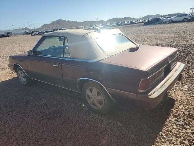 1986 DODGE 600 2
