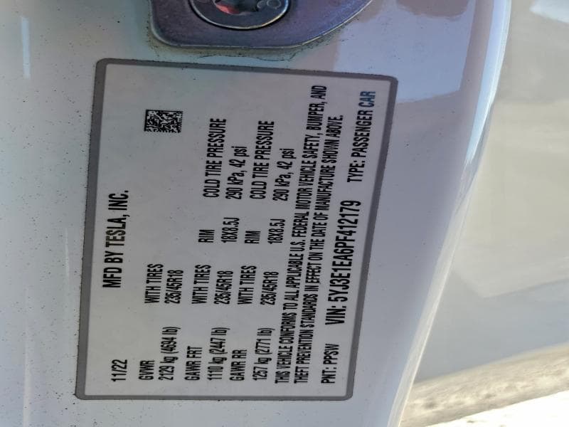 2023 TESLA MODEL 3 13