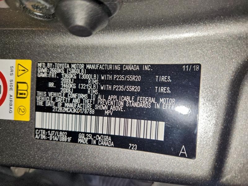 2019 LEXUS RX 350 BASE 13