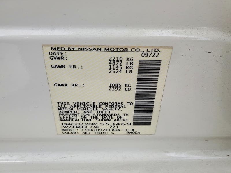 2023 NISSAN LEAF SV PLUS 12
