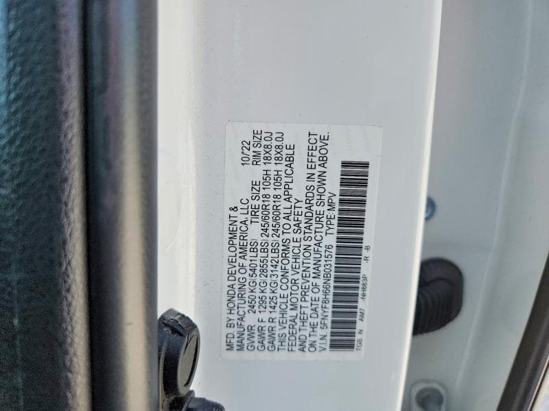 2022 HONDA PASSPORT TRAIL SPORT 14