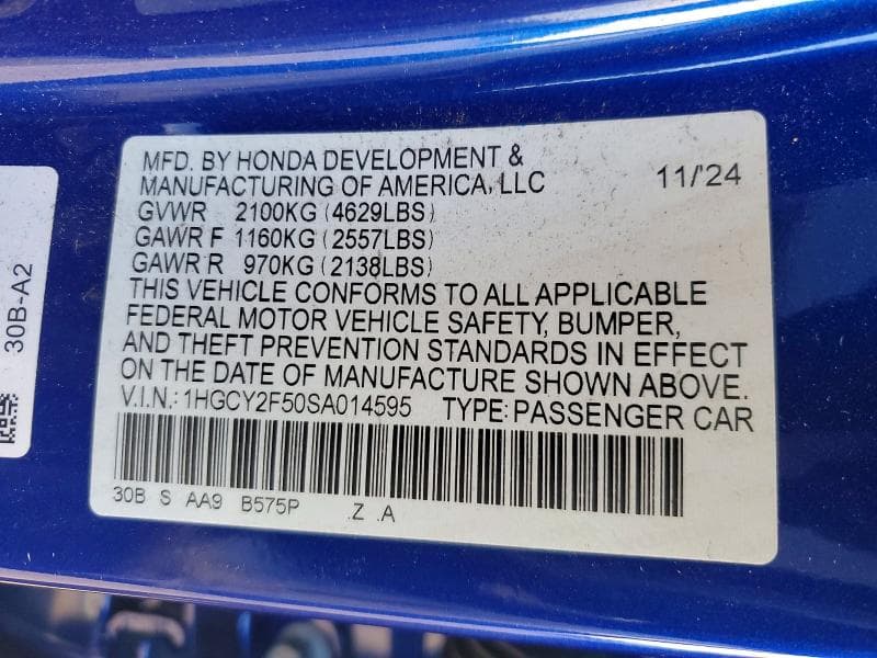 2025 HONDA ACCORD HYBRID SPORT HYBRID SPORT 12