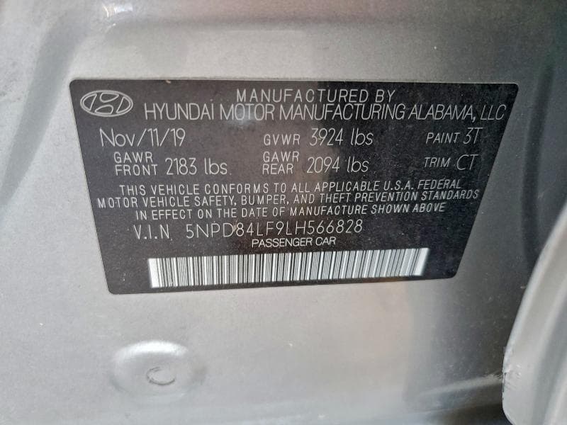 2020 HYUNDAI ELANTRA SEL 12