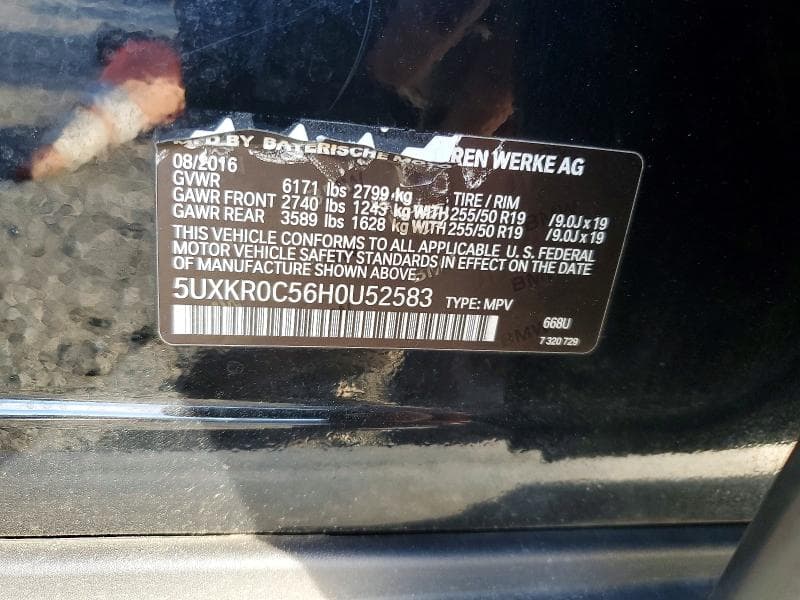 2017 BMW X5 XDRIVE35I XDRIVE35I 14