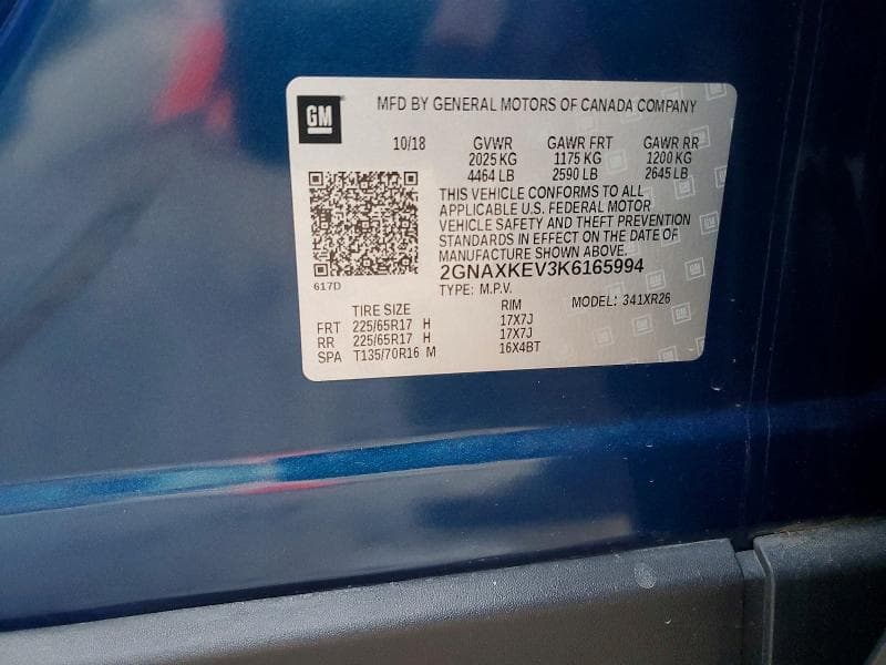 2019 CHEVROLET EQUINOX LT 13