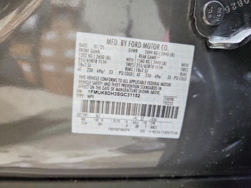 2025 FORD EXPLORER ACTIVE ACTIVE 13