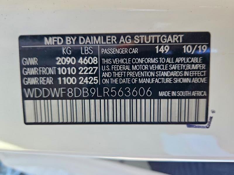 2020 MERCEDES-BENZ C 300 12