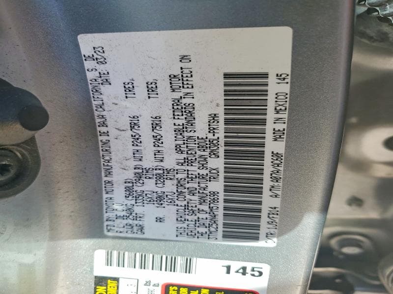 2023 TOYOTA TACOMA SR V6 12