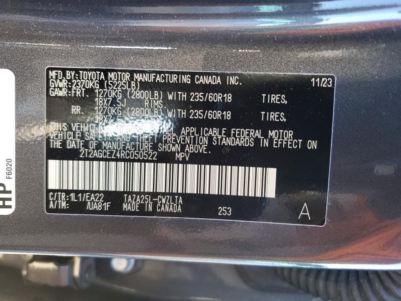 2024 LEXUS NX 350 BASE 350 BASE 12