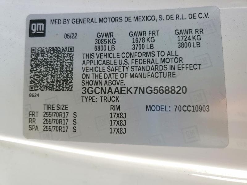 2022 CHEVROLET SILVERADO C1500 12
