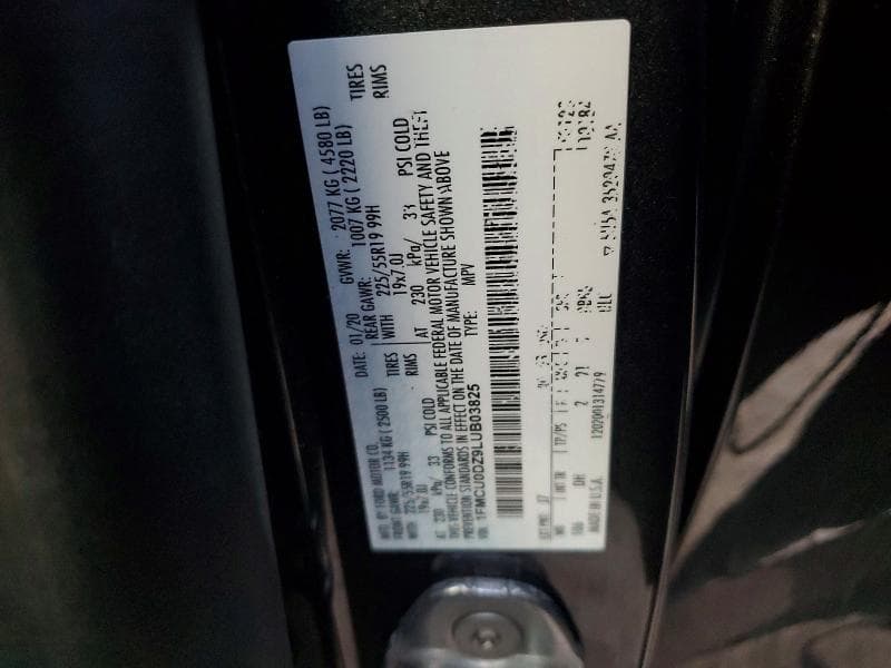 2020 FORD ESCAPE TITANIUM 13