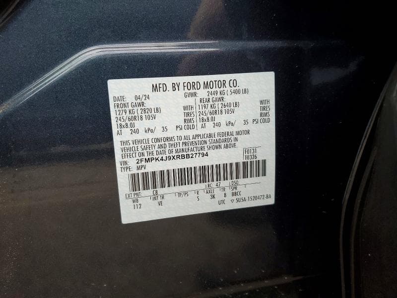 2024 FORD EDGE SEL 13