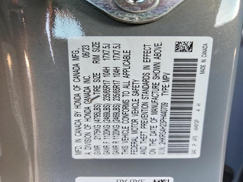 2023 HONDA CR-V LX LX 14