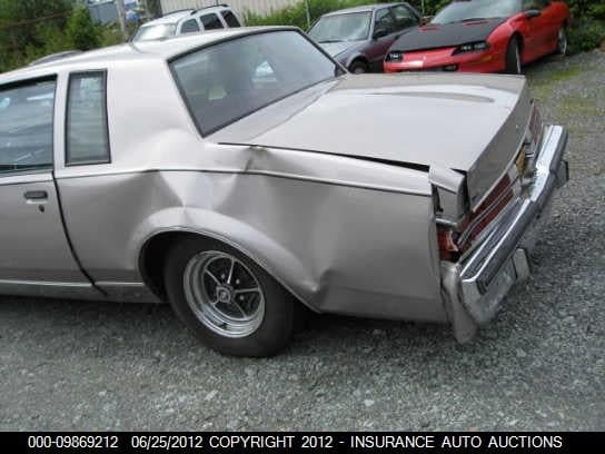 1985 BUICK REGAL T 6