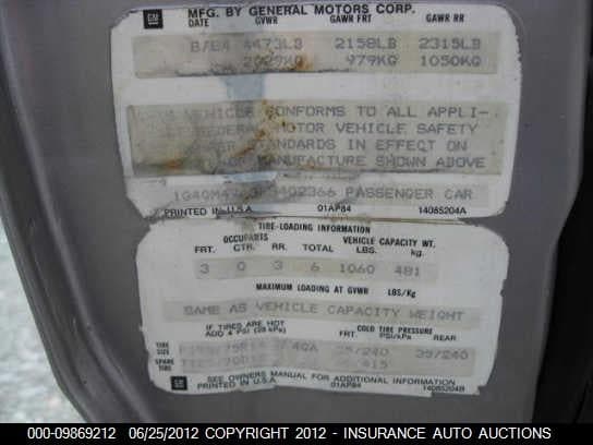 1985 BUICK REGAL T 9