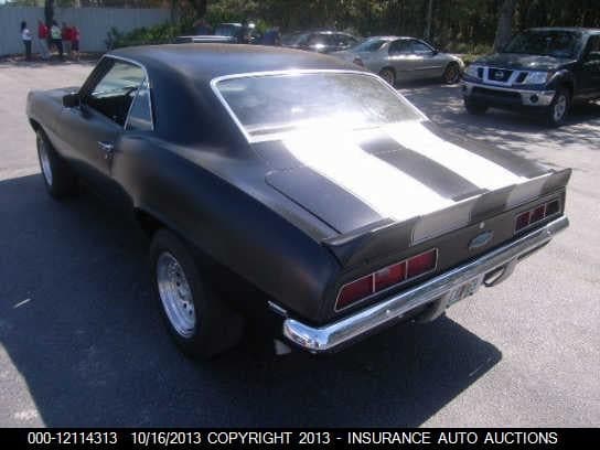 1969 CHEVROLET CAMARO 3