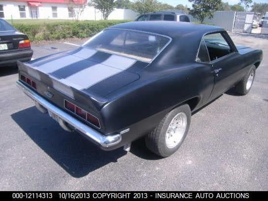 1969 CHEVROLET CAMARO 4