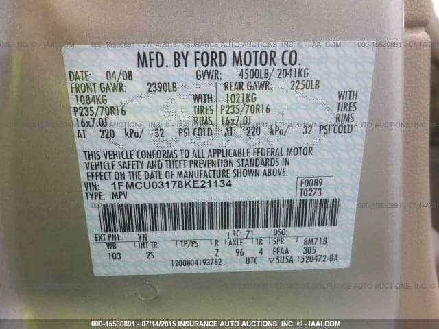 2017 FORD Transit 150 Cargo Van 9