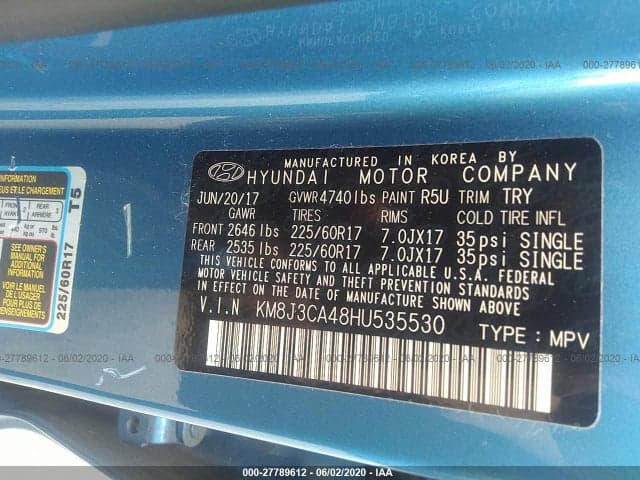 2017 HYUNDAI TUCSON SE 9