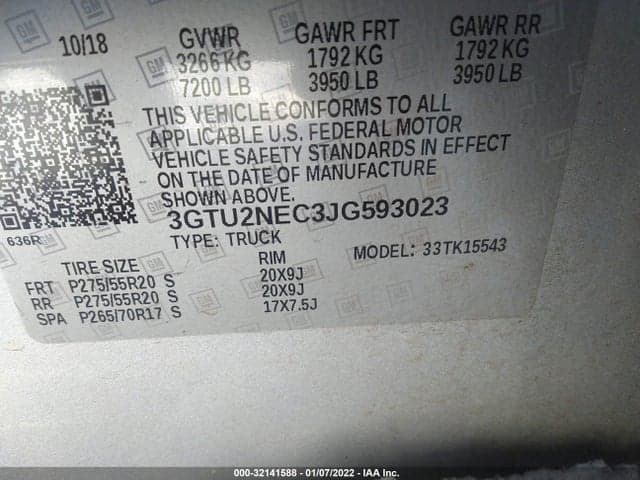 2018 GMC SIERRA 1500 SLT 9