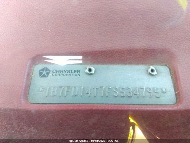 1985 DODGE D-SERIES D100/D150 9