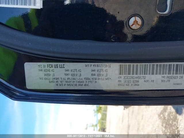 2017 DODGE CHALLENGER SXT 9