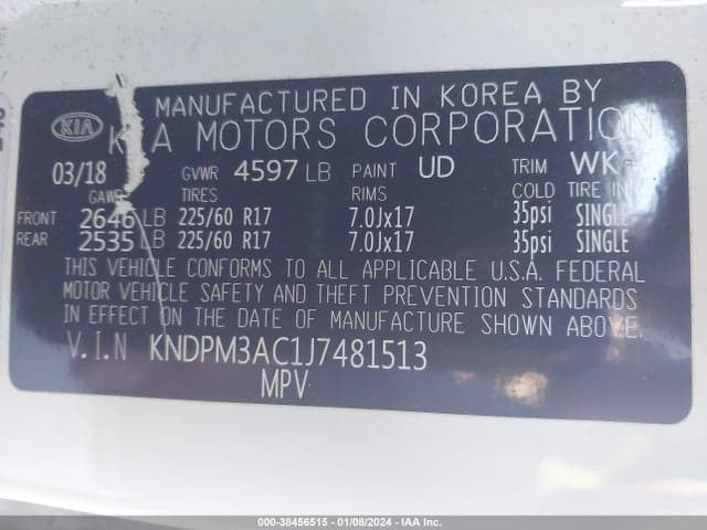 2018 KIA SPORTAGE LX 9