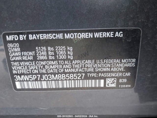 2021 BMW 3 SERIES 330E 9