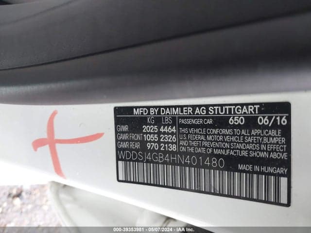 2017 MERCEDES-BENZ CLA 250 4MATIC 9