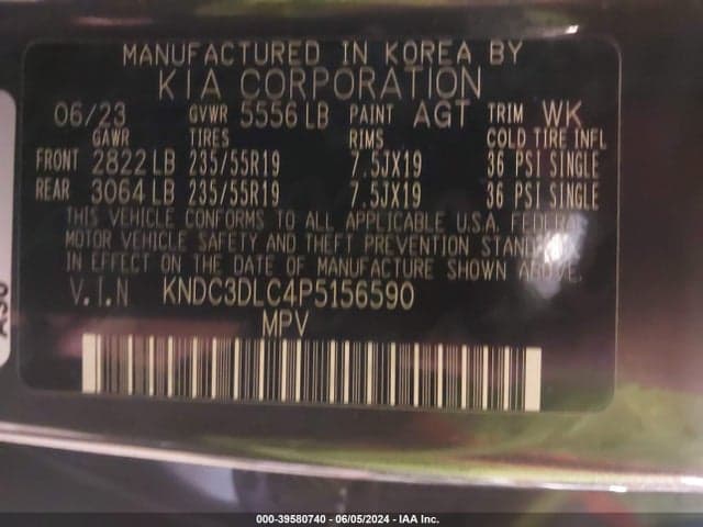 2023 KIA EV6 WIND 9