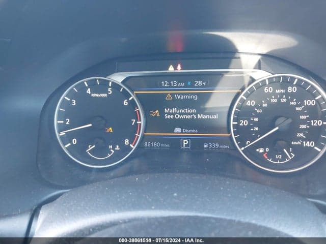 2021 NISSAN ALTIMA SV FWD 7