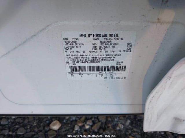 2020 FORD EDGE ST 9