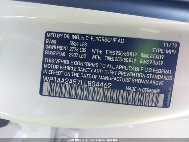 2020 PORSCHE MACAN 9