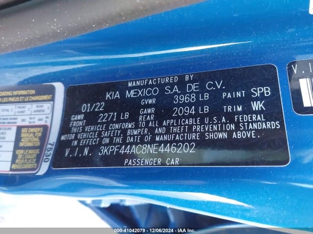 2022 KIA FORTE GT 9