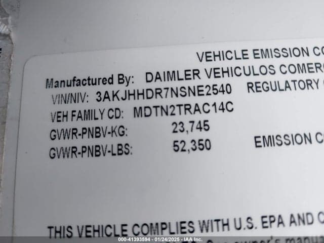 2022 FREIGHTLINER NEW CASCADIA 126 9