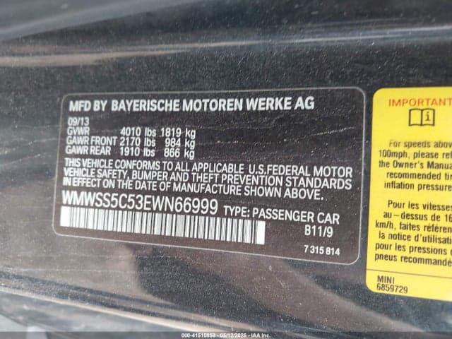 2014 MINI PACEMAN COOPER 9