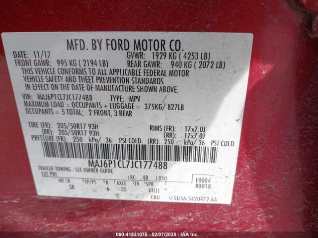 2018 FORD ECOSPORT SES 9