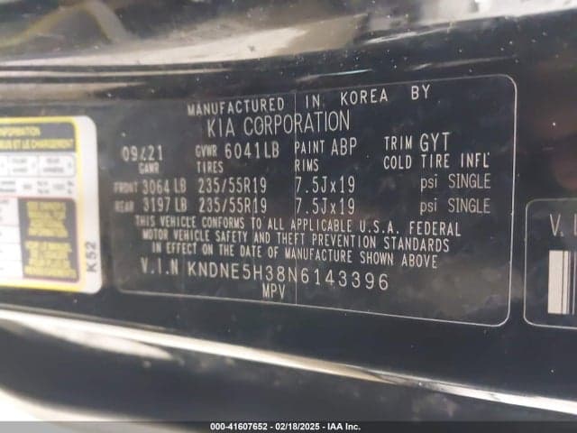 2022 KIA CARNIVAL MPV SX 9