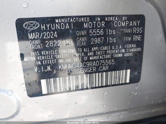 2024 HYUNDAI IONIQ 6 SEL 9