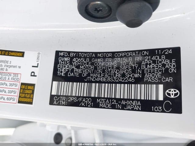 2025 TOYOTA COROLLA SE 9