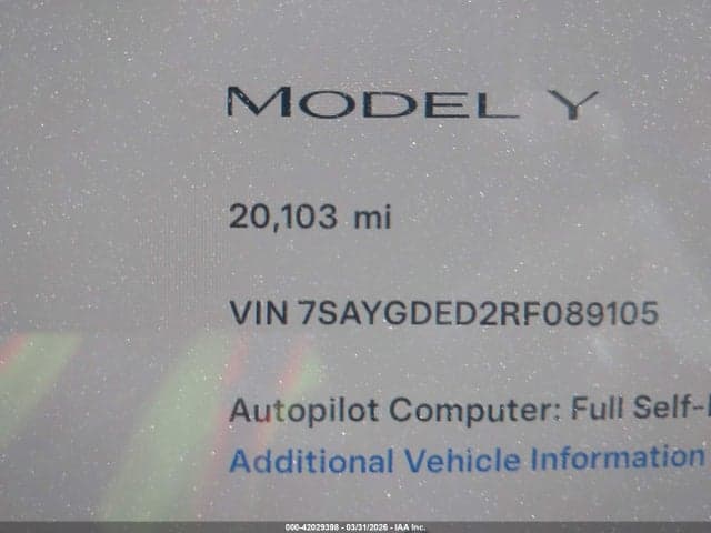 2024 TESLA MODEL Y RWD 16