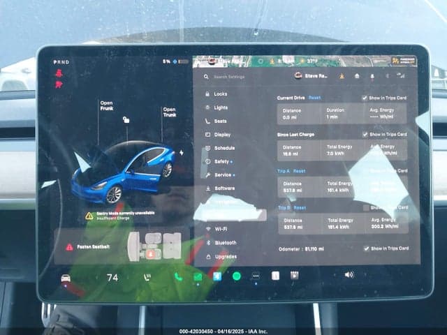 2018 TESLA MODEL 3 LONG RANGE/PERFORMANCE 7
