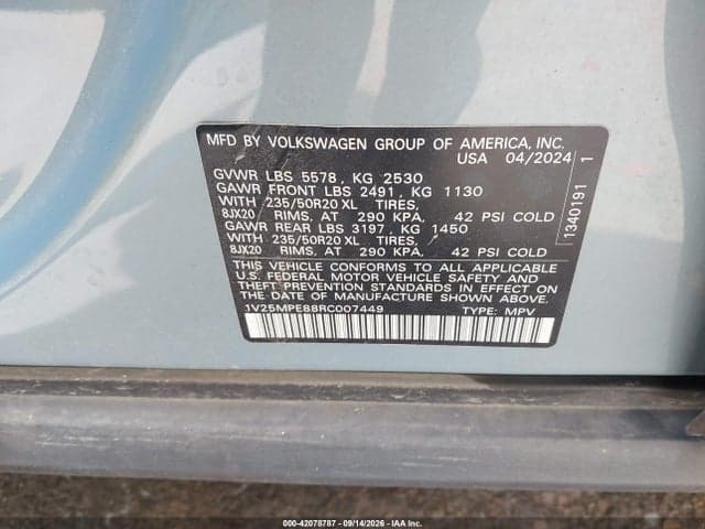 2024 VOLKSWAGEN ID.4 S 9