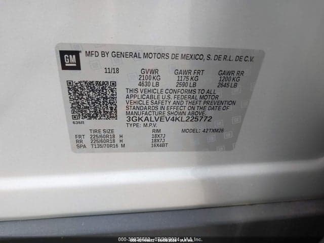 2019 GMC TERRAIN SLT 9