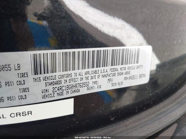 2017 CHRYSLER PACIFICA TOURING-L 9