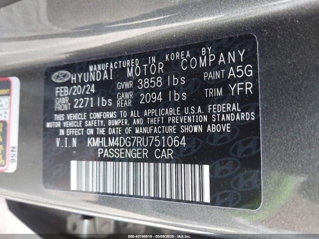 2024 HYUNDAI ELANTRA SEL 9