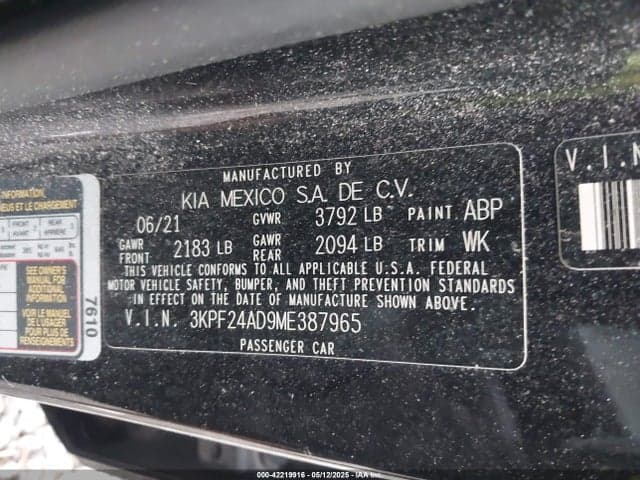 2021 KIA FORTE LXS 9