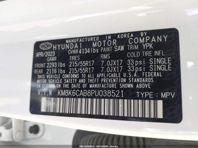 2023 HYUNDAI KONA SEL 9