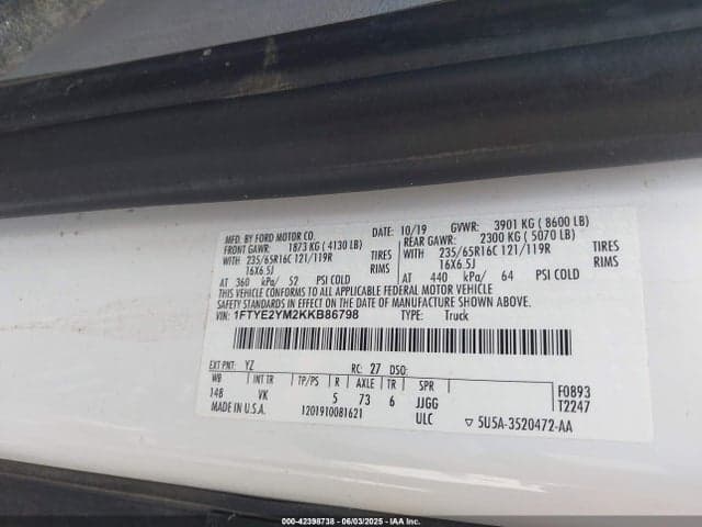 2019 FORD TRANSIT-150 9
