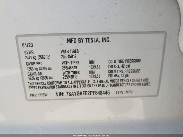 2023 TESLA MODEL Y 9